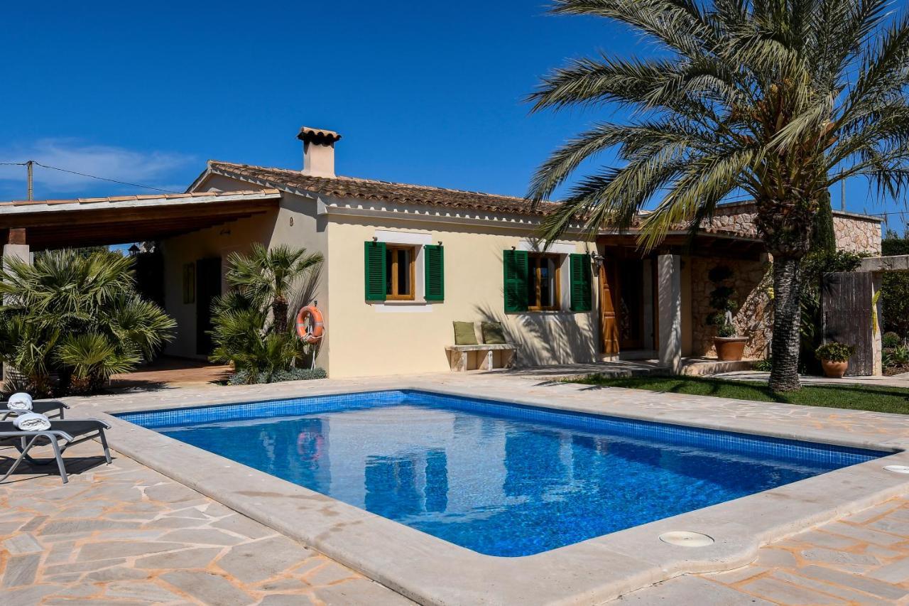 Moderne Finca Can Vicento - Heizung - Pizzaofen Porto Cristo Eksteriør bilde