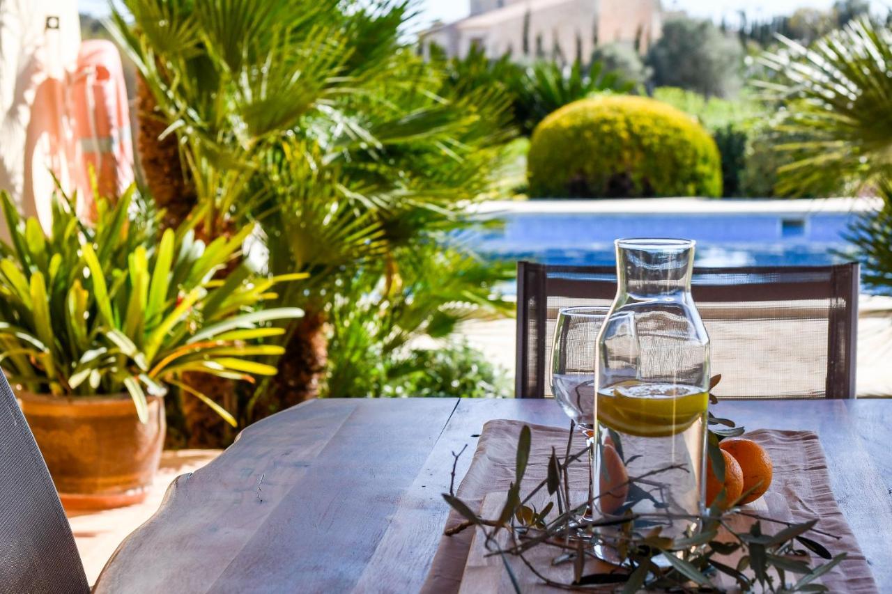 Moderne Finca Can Vicento - Heizung - Pizzaofen Porto Cristo Eksteriør bilde