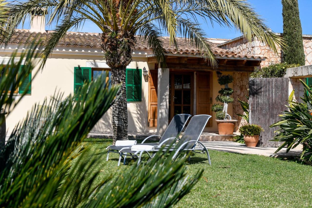Moderne Finca Can Vicento - Heizung - Pizzaofen Porto Cristo Eksteriør bilde