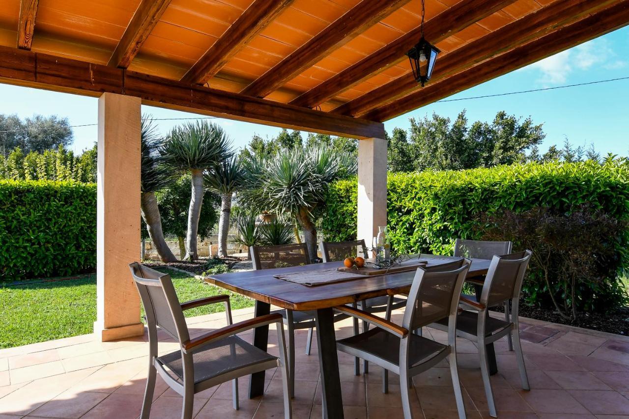 Moderne Finca Can Vicento - Heizung - Pizzaofen Porto Cristo Eksteriør bilde