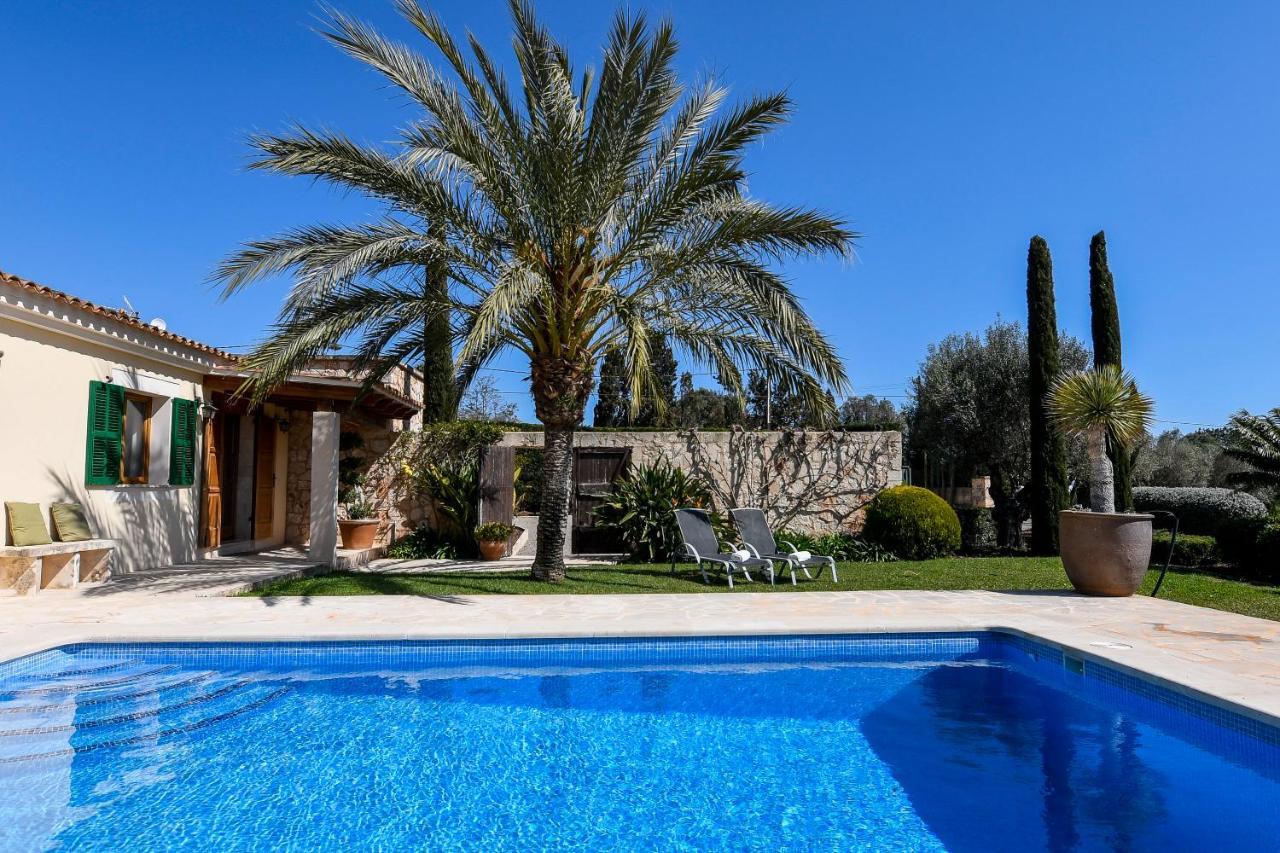 Moderne Finca Can Vicento - Heizung - Pizzaofen Porto Cristo Eksteriør bilde